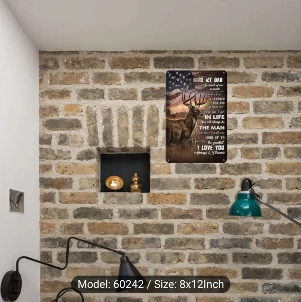 DAD gift metal sign